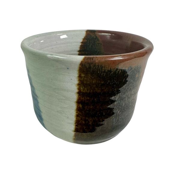 VTG L. Coward 1984 Studio Art Hobbyist Stoneware Coffee Cup Mug Boho Crazing - Picture 4 of 9